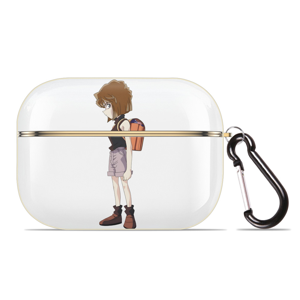 （画像用） 名探偵コナン 灰原 哀 はいばら あい Detective Conan Anita Hailey、Vi Graythorn Haibara Ai 【AirPods Pro用】ハードシェル保護ケース｜耐衝撃・防指紋・カラビナ付き商品仕様