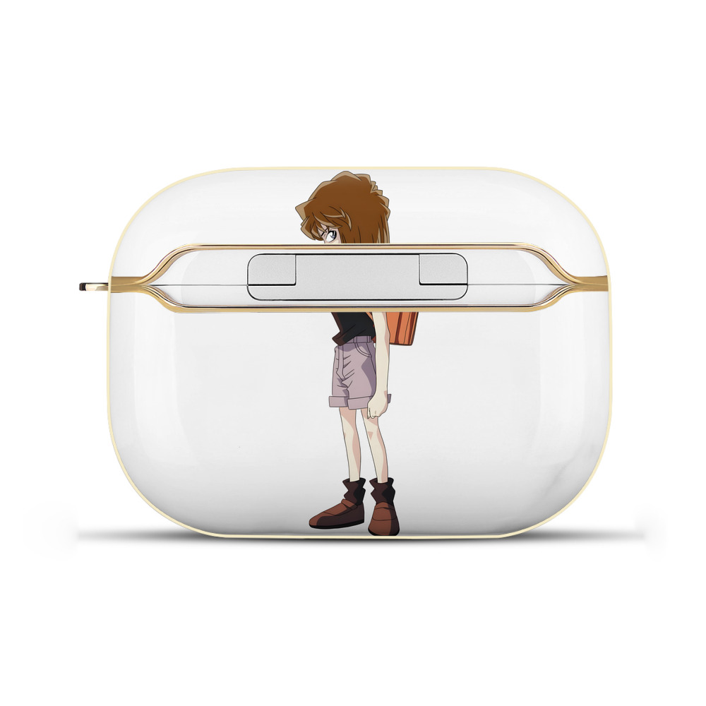 （画像用） 名探偵コナン 灰原 哀 はいばら あい Detective Conan Anita Hailey、Vi Graythorn Haibara Ai 【AirPods Pro用】ハードシェル保護ケース｜耐衝撃・防指紋・カラビナ付き商品仕様