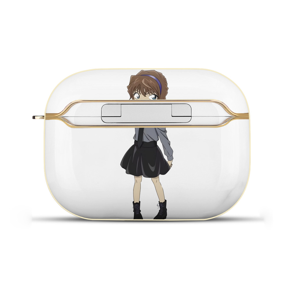 （画像用） 名探偵コナン 灰原 哀 はいばら あい Detective Conan Anita Hailey、Vi Graythorn Haibara Ai 【AirPods Pro用】ハードシェル保護ケース｜耐衝撃・防指紋・カラビナ付き商品仕様