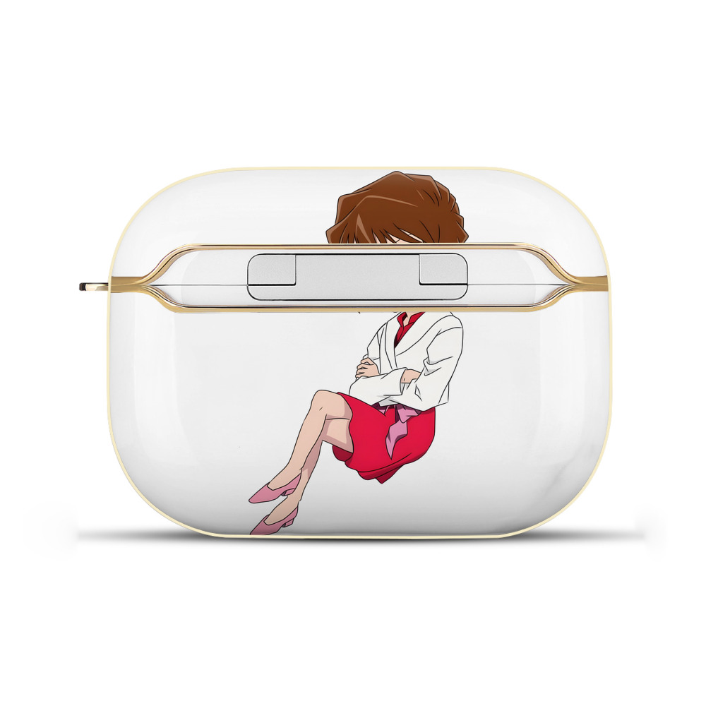 （画像用） 名探偵コナン 灰原 哀 はいばら あい Detective Conan Anita Hailey、Vi Graythorn Haibara Ai 【AirPods Pro用】ハードシェル保護ケース｜耐衝撃・防指紋・カラビナ付き商品仕様