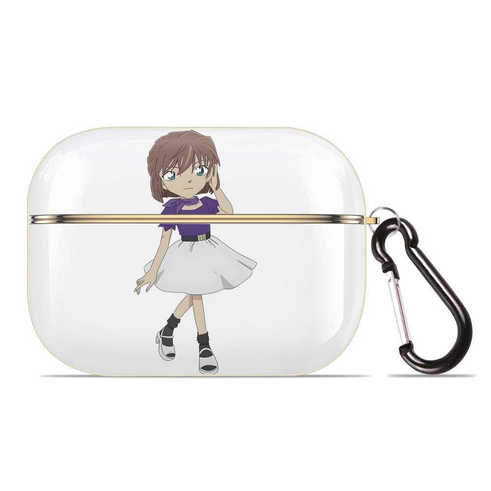 （画像用） 名探偵コナン 灰原 哀 はいばら あい Detective Conan Anita Hailey、Vi Graythorn Haibara Ai 【AirPods Pro用】ハードシェル保護ケース｜耐衝撃・防指紋・カラビナ付き商品仕様