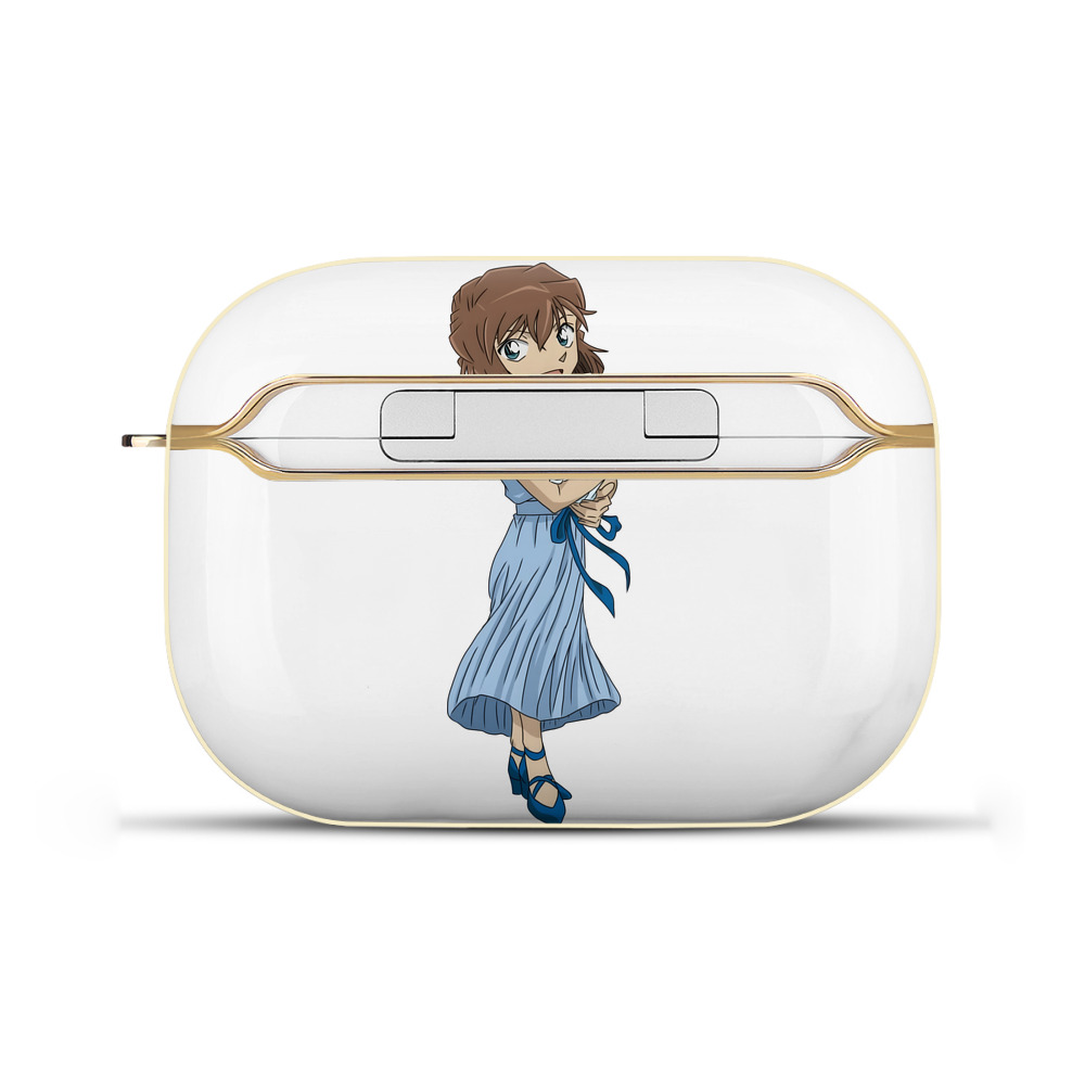 （画像用） 名探偵コナン 灰原 哀 はいばら あい Detective Conan Anita Hailey、Vi Graythorn Haibara Ai 【AirPods Pro用】ハードシェル保護ケース｜耐衝撃・防指紋・カラビナ付き商品仕様