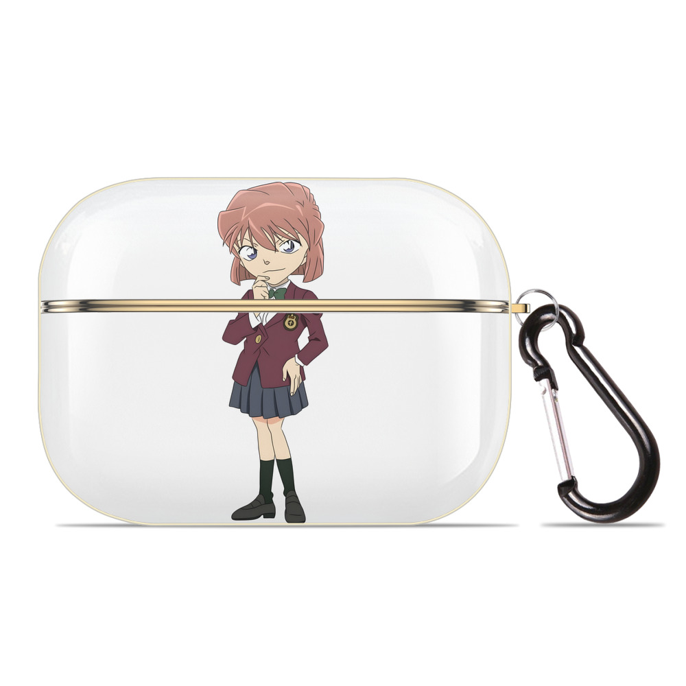（画像用） 名探偵コナン 灰原 哀 はいばら あい Detective Conan Anita Hailey、Vi Graythorn Haibara Ai 【AirPods Pro用】ハードシェル保護ケース｜耐衝撃・防指紋・カラビナ付き商品仕様