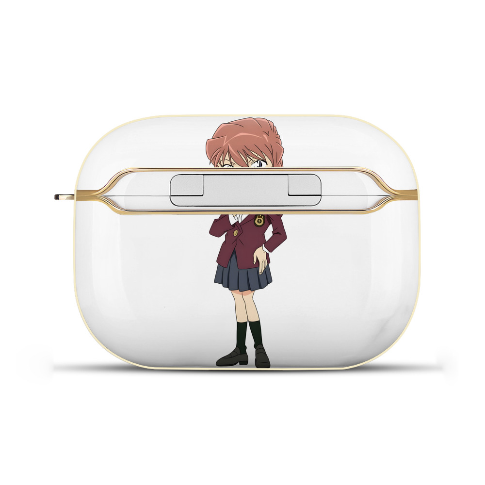 （画像用） 名探偵コナン 灰原 哀 はいばら あい Detective Conan Anita Hailey、Vi Graythorn Haibara Ai 【AirPods Pro用】ハードシェル保護ケース｜耐衝撃・防指紋・カラビナ付き商品仕様