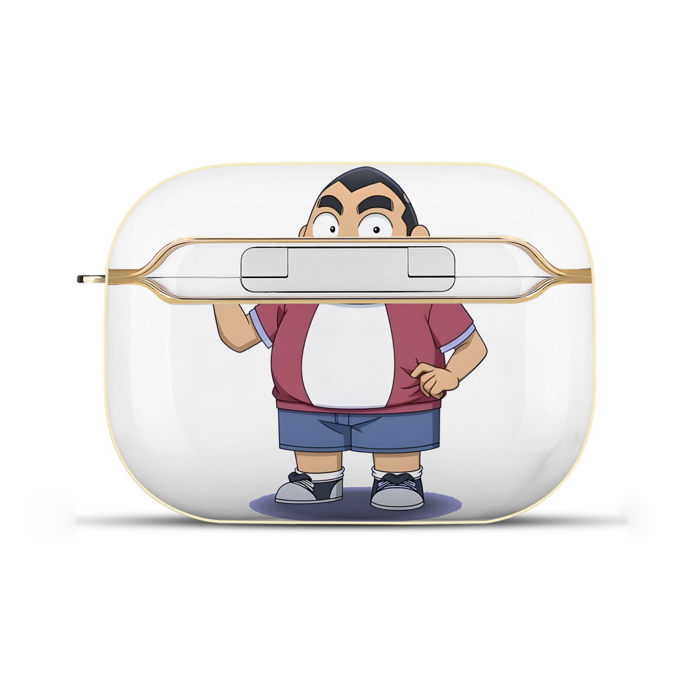 （画像用） 名探偵コナン 小嶋 元太 こじま げんた Detective Conan Kojima Genta 【AirPods Pro用】ハードシェル保護ケース｜耐衝撃・防指紋・カラビナ付き商品仕様