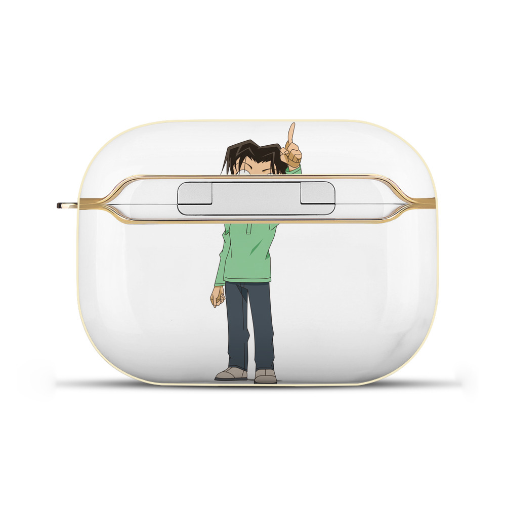 （画像用） 名探偵コナン 円谷 光彦 つぶらや みつひこ Detective Conan Mitch Tennyson 【AirPods Pro用】ハードシェル保護ケース｜耐衝撃・防指紋・カラビナ付き商品仕様