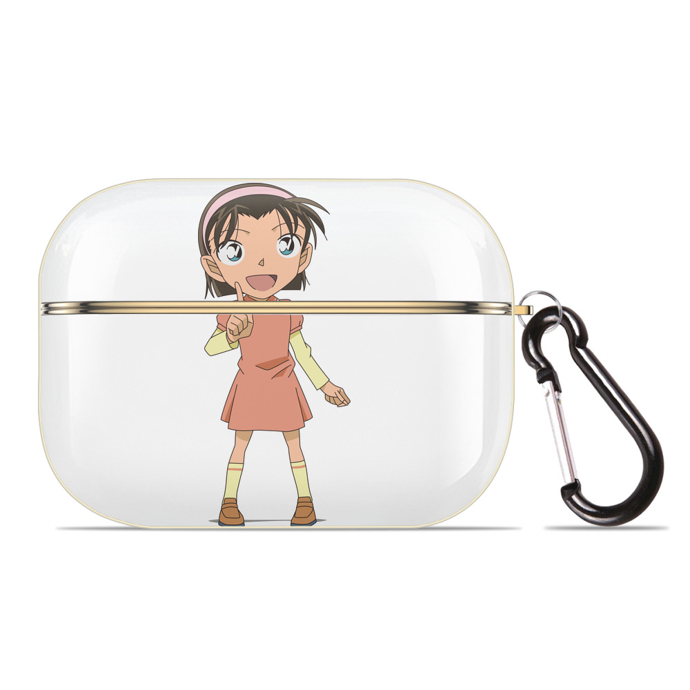 （画像用） 名探偵コナン 吉田 歩美 よしだ あゆみ Detective Conan my Yeager 【AirPods Pro用】ハードシェル保護ケース｜耐衝撃・防指紋・カラビナ付き商品仕様