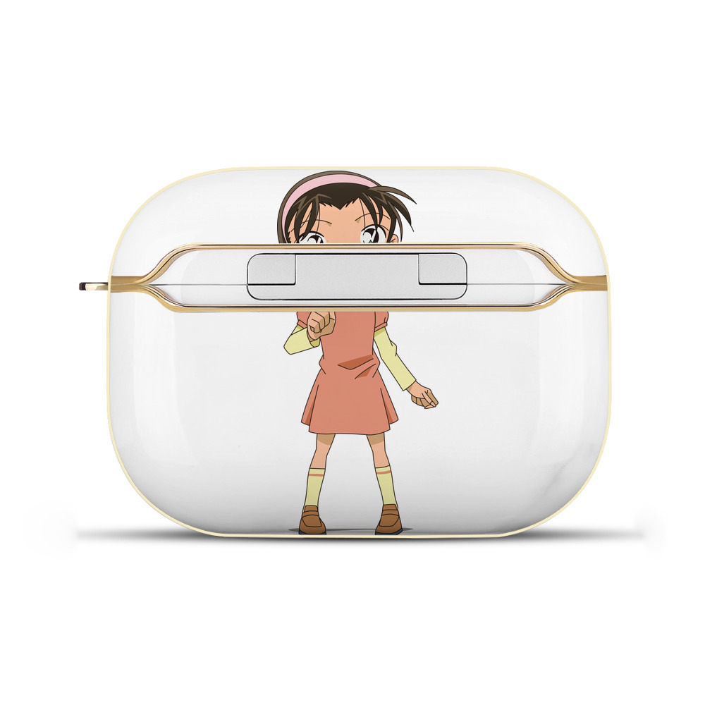 （画像用） 名探偵コナン 吉田 歩美 よしだ あゆみ Detective Conan my Yeager 【AirPods Pro用】ハードシェル保護ケース｜耐衝撃・防指紋・カラビナ付き商品仕様