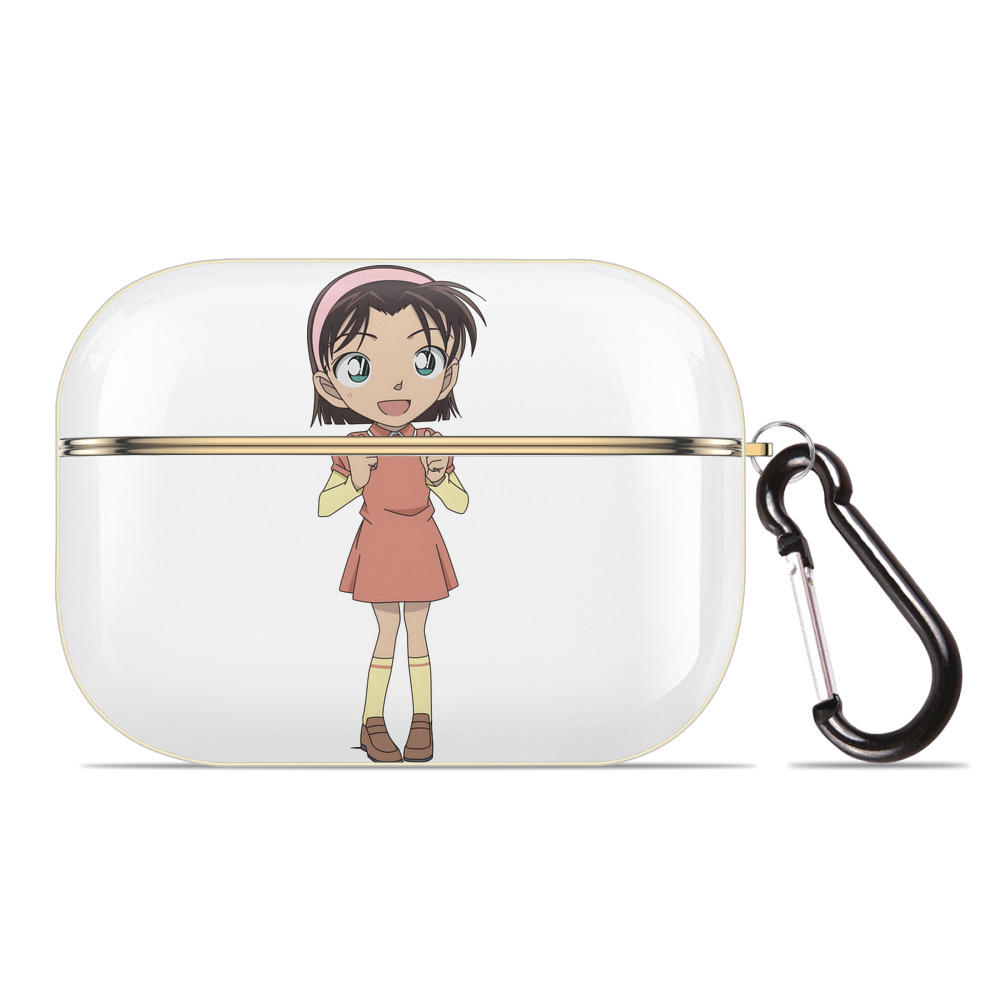 （画像用） 名探偵コナン 吉田 歩美 よしだ あゆみ Detective Conan my Yeager 【AirPods Pro用】ハードシェル保護ケース｜耐衝撃・防指紋・カラビナ付き商品仕様
