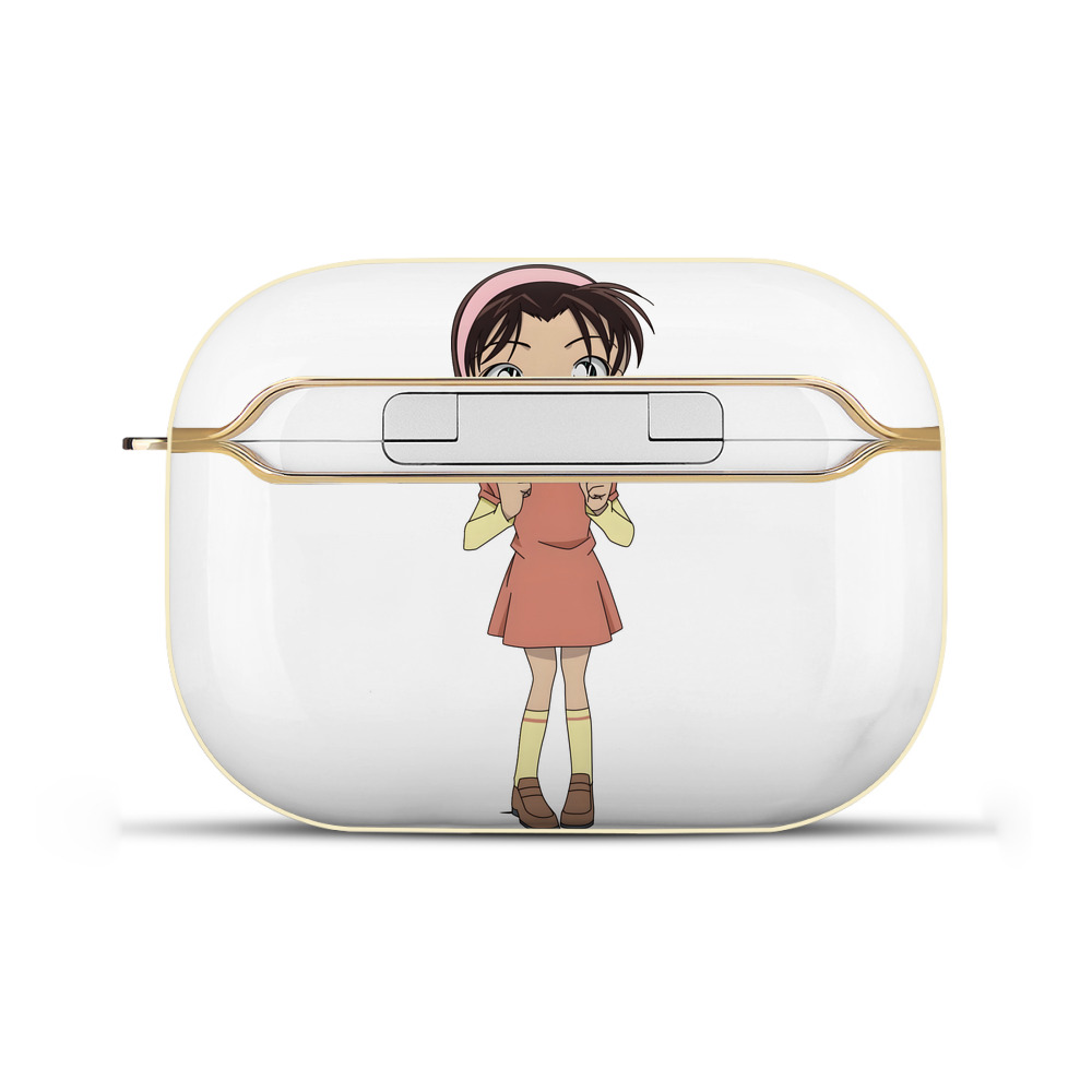 （画像用） 名探偵コナン 吉田 歩美 よしだ あゆみ Detective Conan my Yeager 【AirPods Pro用】ハードシェル保護ケース｜耐衝撃・防指紋・カラビナ付き商品仕様