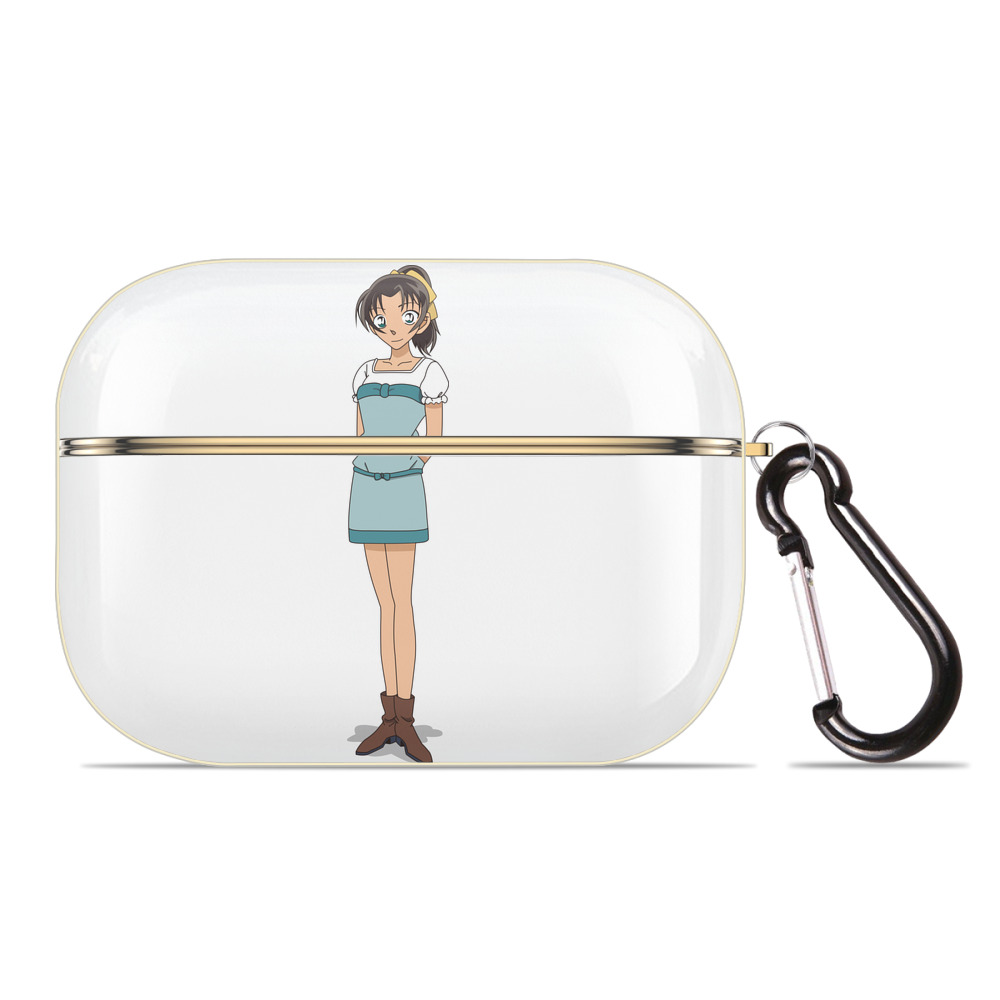 （画像用） 名探偵コナン Detective Conan 【AirPods Pro用】ハードシェル保護ケース｜耐衝撃・防指紋・カラビナ付き商品仕様