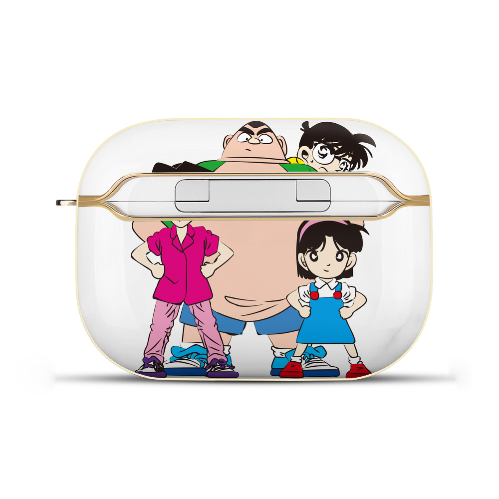 （画像用） 名探偵コナン Detective Conan 【AirPods Pro用】ハードシェル保護ケース｜耐衝撃・防指紋・カラビナ付き商品仕様