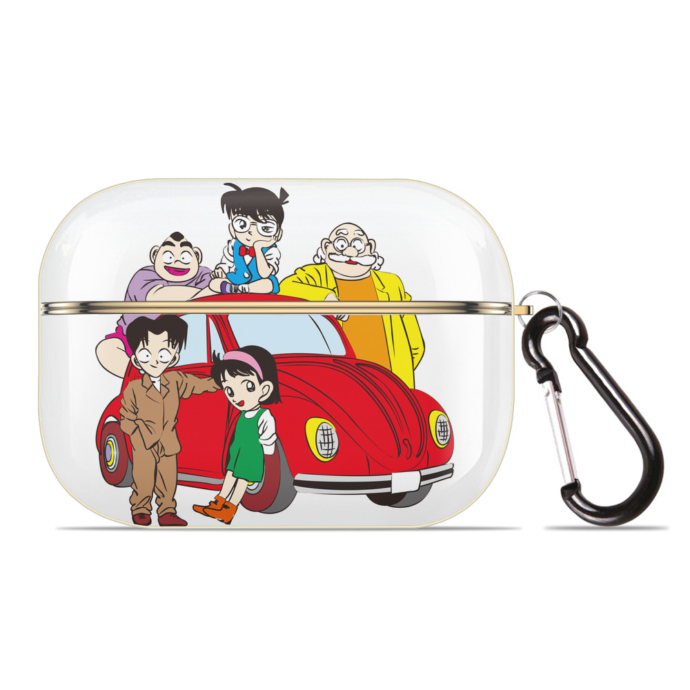 （画像用） 名探偵コナン Detective Conan 【AirPods Pro用】ハードシェル保護ケース｜耐衝撃・防指紋・カラビナ付き商品仕様