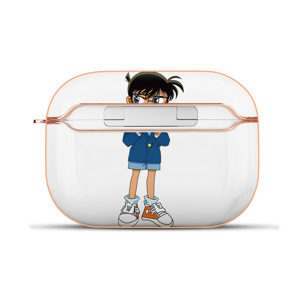 （画像用） 名探偵コナン 江戸川 コナン Detective Conan Conan Edogawa 【AirPods Pro用】ハードシェル保護ケース｜耐衝撃・防指紋・カラビナ付き商品仕様