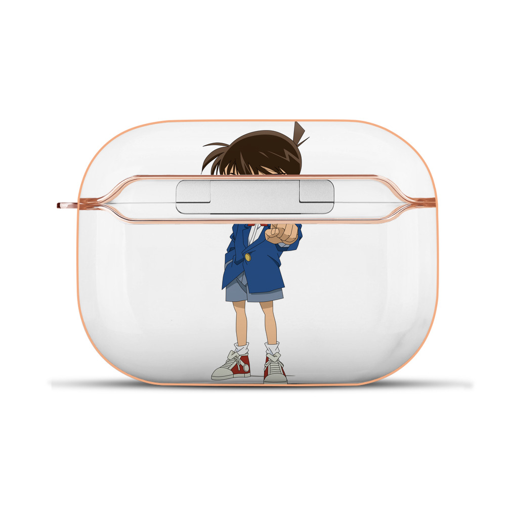 （画像用） 名探偵コナン 江戸川 コナン Detective Conan Conan Edogawa 【AirPods Pro用】ハードシェル保護ケース｜耐衝撃・防指紋・カラビナ付き商品仕様