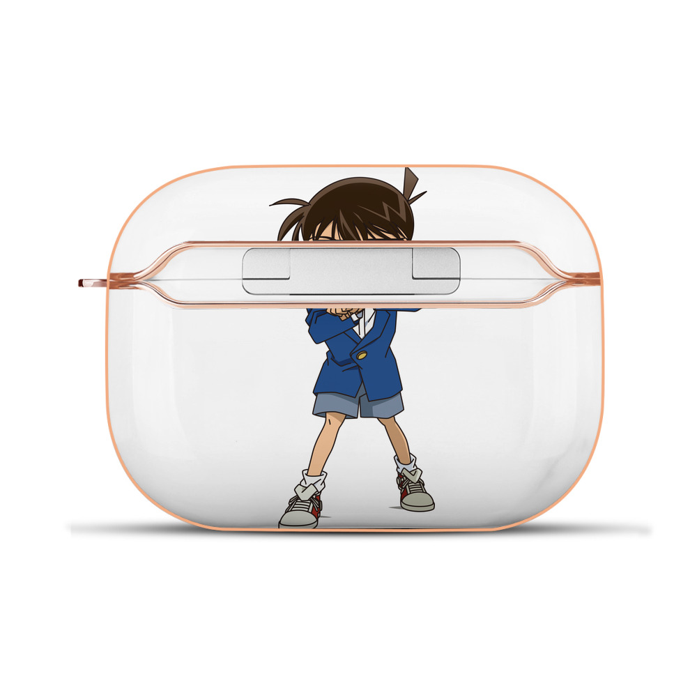 （画像用） 名探偵コナン 江戸川 コナン Detective Conan Conan Edogawa 【AirPods Pro用】ハードシェル保護ケース｜耐衝撃・防指紋・カラビナ付き商品仕様