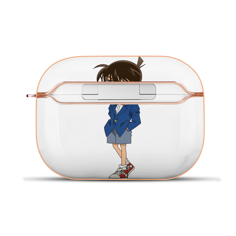 （画像用） 名探偵コナン 江戸川 コナン Detective Conan Conan Edogawa 【AirPods Pro用】ハードシェル保護ケース｜耐衝撃・防指紋・カラビナ付き商品仕様