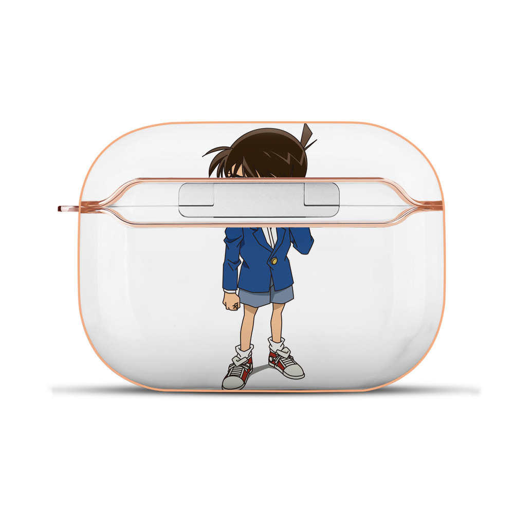 （画像用） 名探偵コナン 江戸川 コナン Detective Conan Conan Edogawa 【AirPods Pro用】ハードシェル保護ケース｜耐衝撃・防指紋・カラビナ付き商品仕様