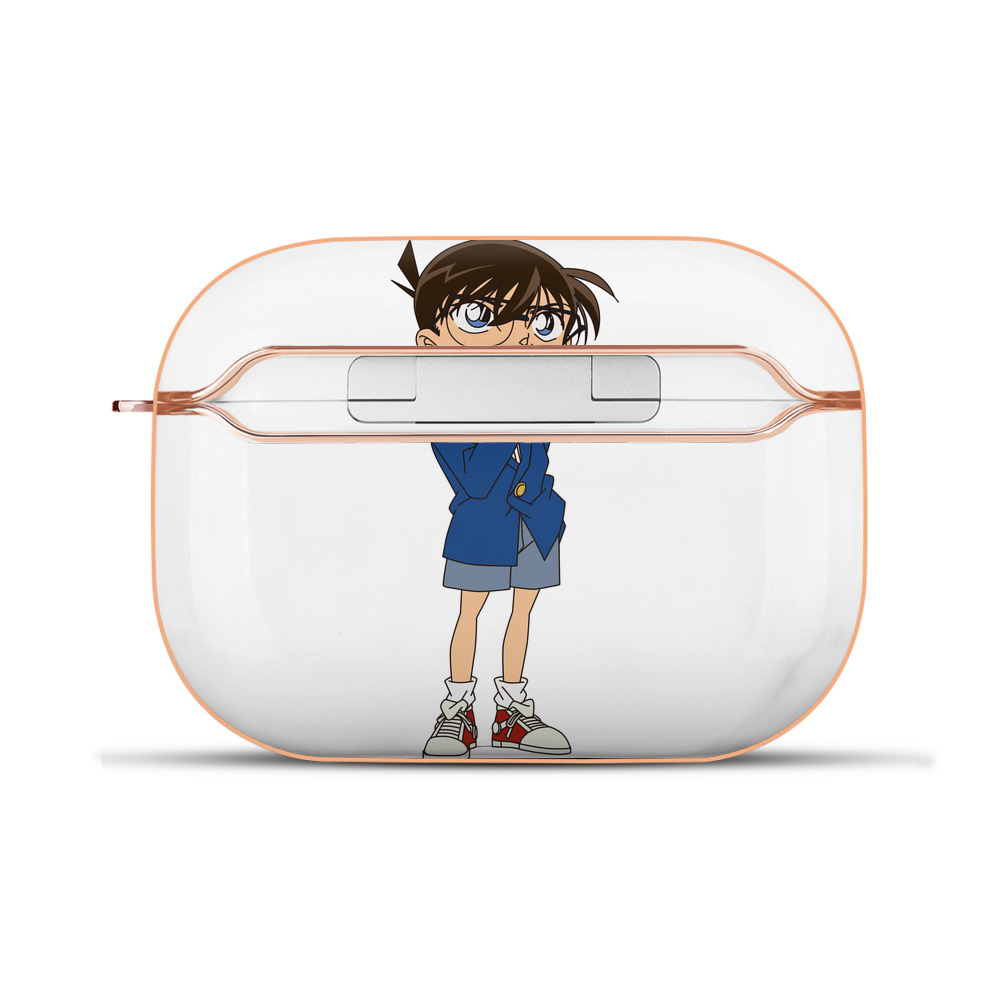 （画像用） 名探偵コナン 江戸川 コナン Detective Conan Conan Edogawa 【AirPods Pro用】ハードシェル保護ケース｜耐衝撃・防指紋・カラビナ付き商品仕様