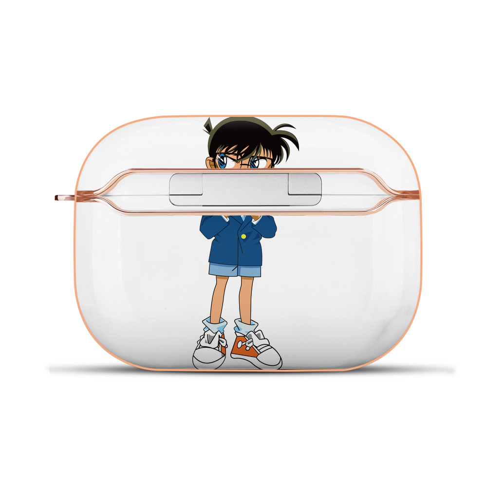 （画像用） 名探偵コナン 江戸川 コナン Detective Conan Conan Edogawa 【AirPods Pro用】ハードシェル保護ケース｜耐衝撃・防指紋・カラビナ付き商品仕様