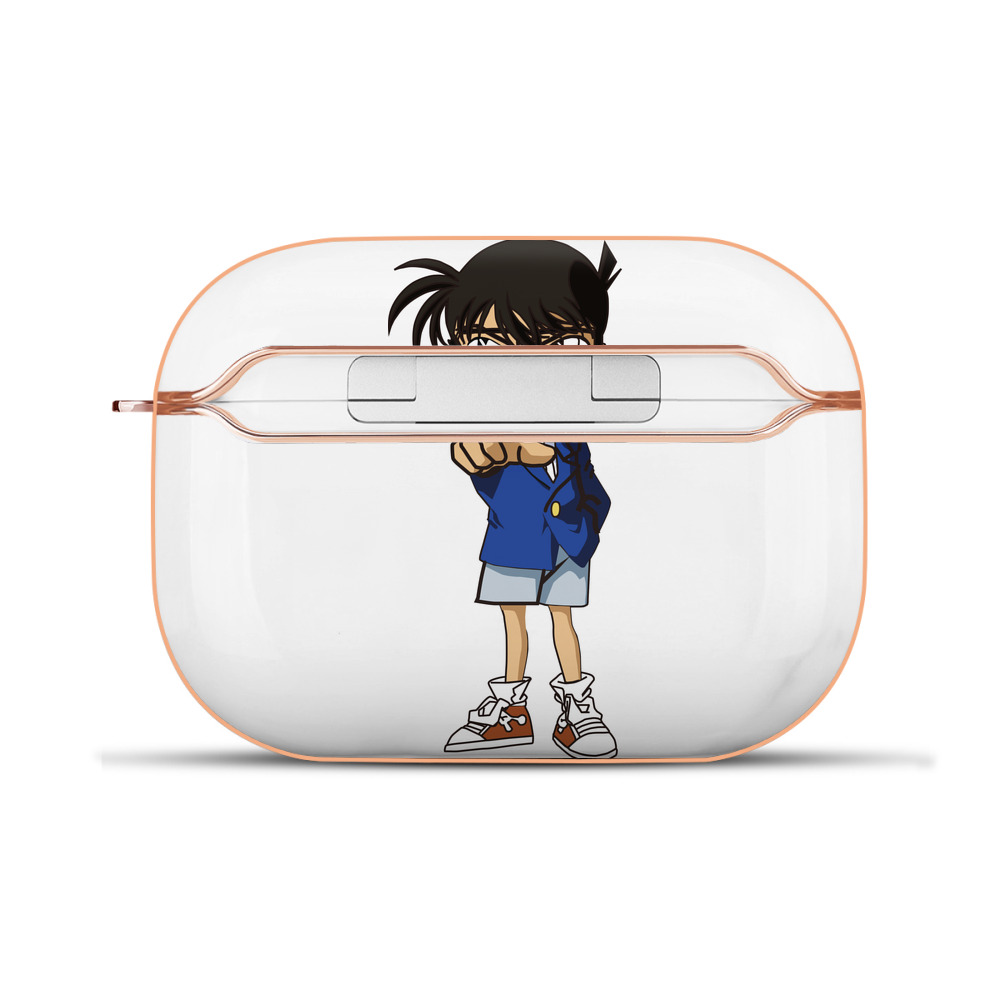 （画像用） 名探偵コナン 江戸川 コナン Detective Conan Conan Edogawa 【AirPods Pro用】ハードシェル保護ケース｜耐衝撃・防指紋・カラビナ付き商品仕様