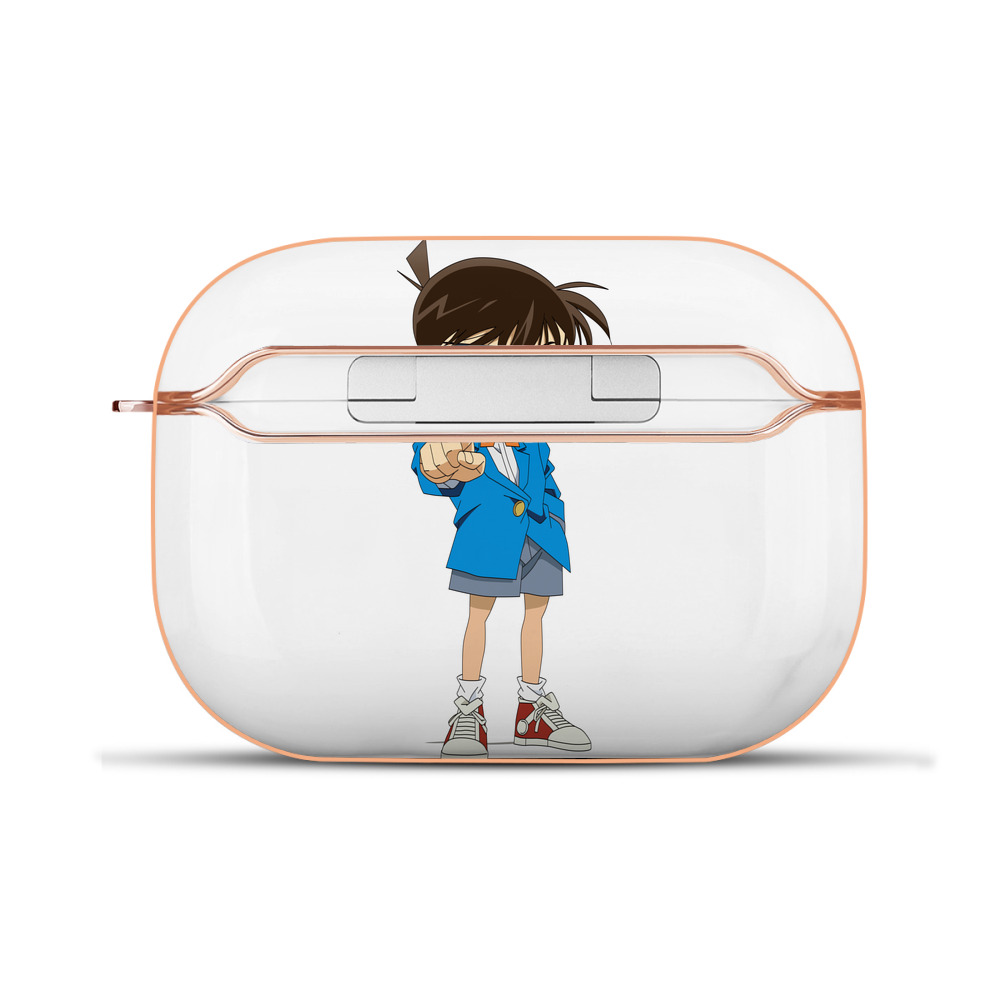 （画像用） 名探偵コナン 江戸川 コナン Detective Conan Conan Edogawa 【AirPods Pro用】ハードシェル保護ケース｜耐衝撃・防指紋・カラビナ付き商品仕様