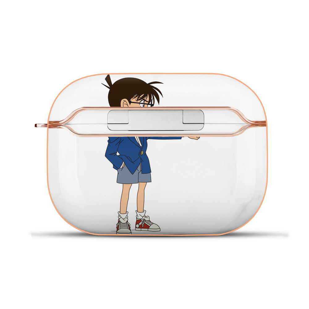（画像用） 名探偵コナン 江戸川 コナン Detective Conan Conan Edogawa 【AirPods Pro用】ハードシェル保護ケース｜耐衝撃・防指紋・カラビナ付き商品仕様