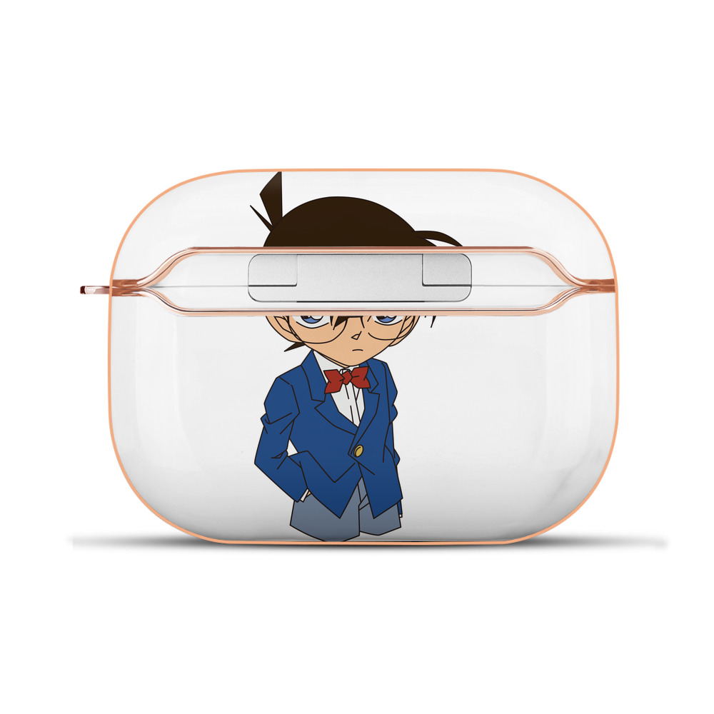 （画像用） 名探偵コナン 江戸川 コナン Detective Conan Conan Edogawa 【AirPods Pro用】ハードシェル保護ケース｜耐衝撃・防指紋・カラビナ付き商品仕様