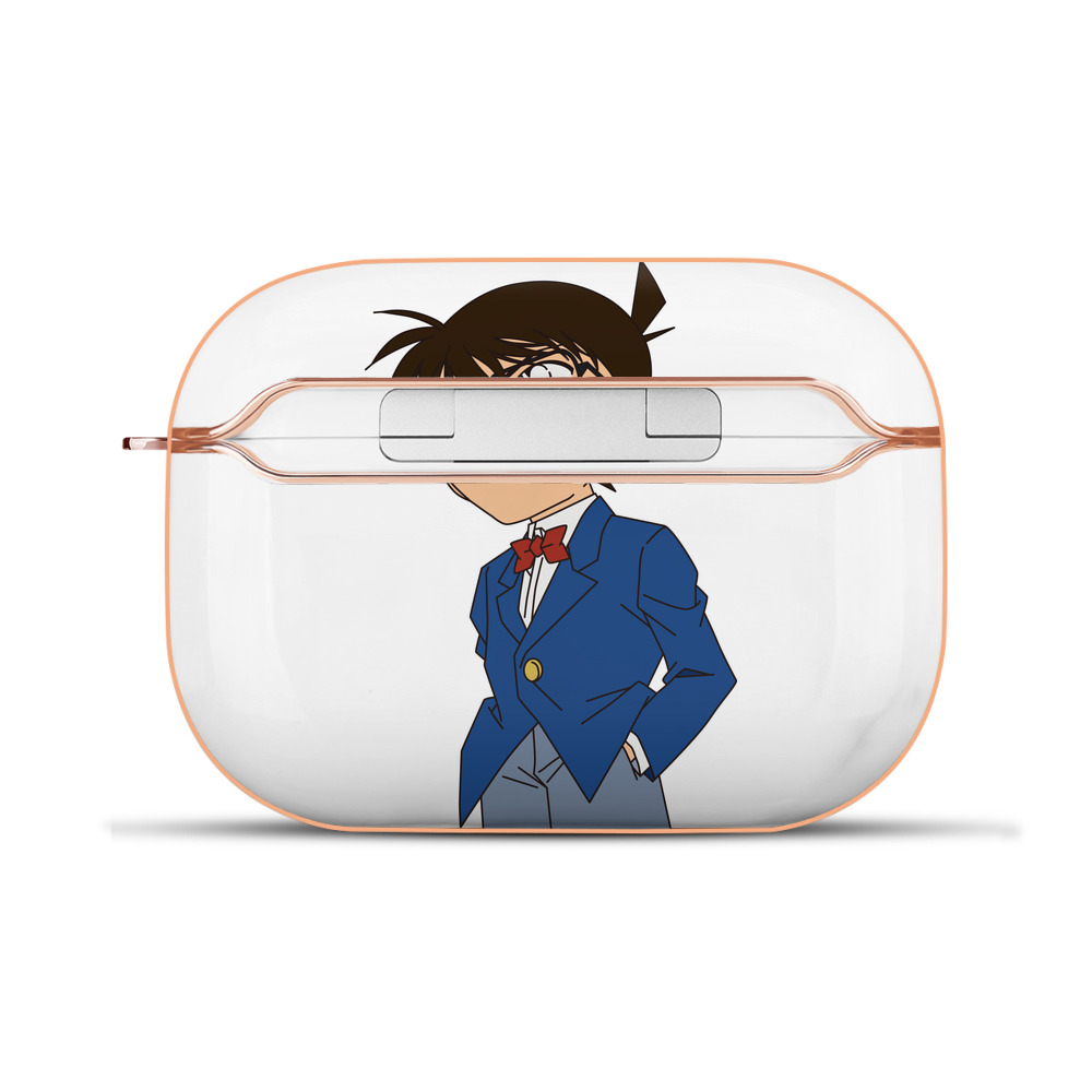 （画像用） 名探偵コナン 江戸川 コナン Detective Conan Conan Edogawa 【AirPods Pro用】ハードシェル保護ケース｜耐衝撃・防指紋・カラビナ付き商品仕様