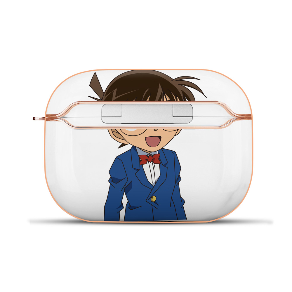 （画像用） 名探偵コナン 江戸川 コナン Detective Conan Conan Edogawa 【AirPods Pro用】ハードシェル保護ケース｜耐衝撃・防指紋・カラビナ付き商品仕様