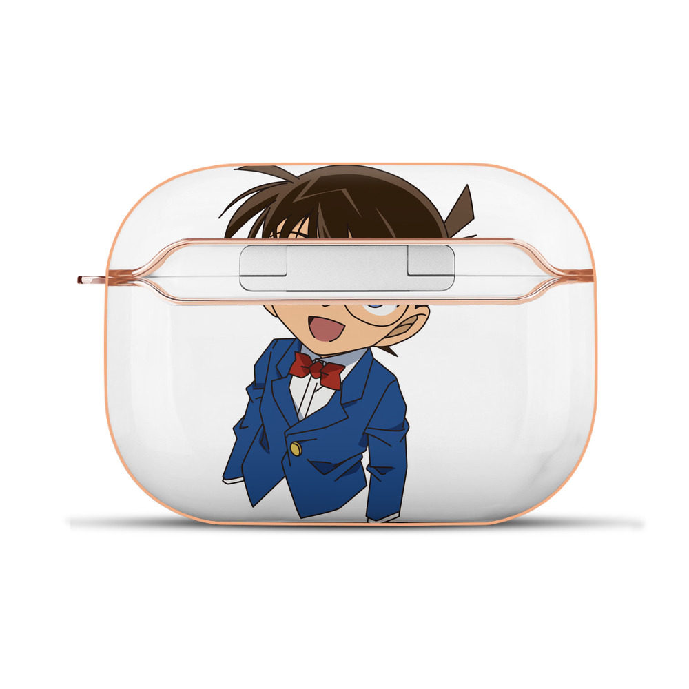 （画像用） 名探偵コナン 江戸川 コナン Detective Conan Conan Edogawa 【AirPods Pro用】ハードシェル保護ケース｜耐衝撃・防指紋・カラビナ付き商品仕様