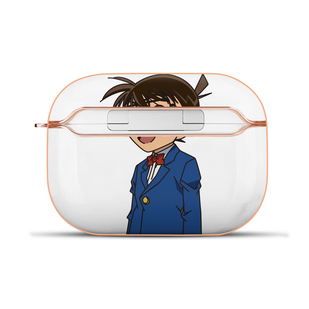 （画像用） 名探偵コナン 江戸川 コナン Detective Conan Conan Edogawa 【AirPods Pro用】ハードシェル保護ケース｜耐衝撃・防指紋・カラビナ付き商品仕様