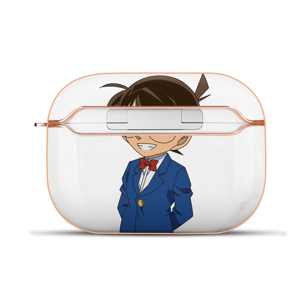 （画像用） 名探偵コナン 江戸川 コナン Detective Conan Conan Edogawa 【AirPods Pro用】ハードシェル保護ケース｜耐衝撃・防指紋・カラビナ付き商品仕様