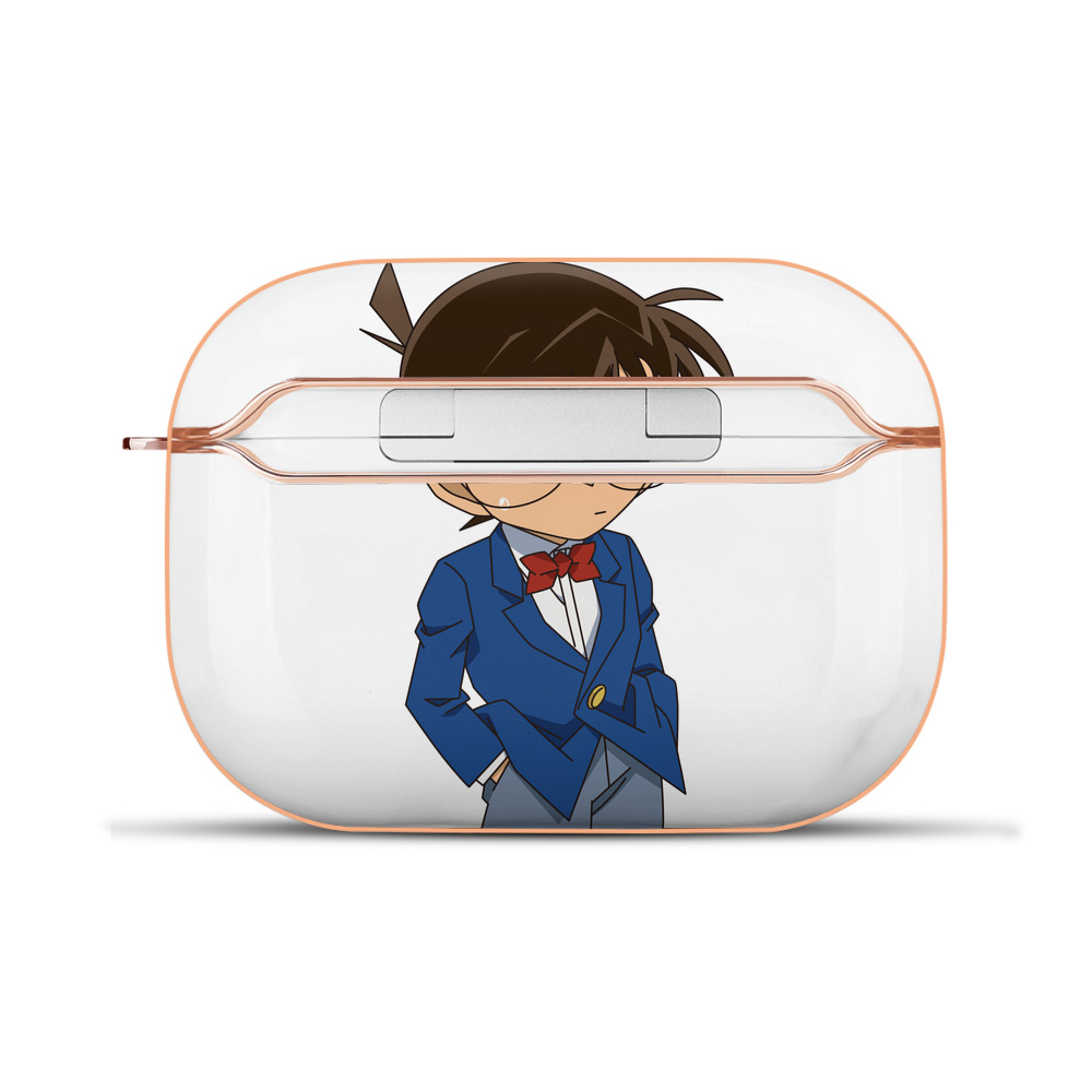 （画像用） 名探偵コナン 江戸川 コナン Detective Conan Conan Edogawa 【AirPods Pro用】ハードシェル保護ケース｜耐衝撃・防指紋・カラビナ付き商品仕様