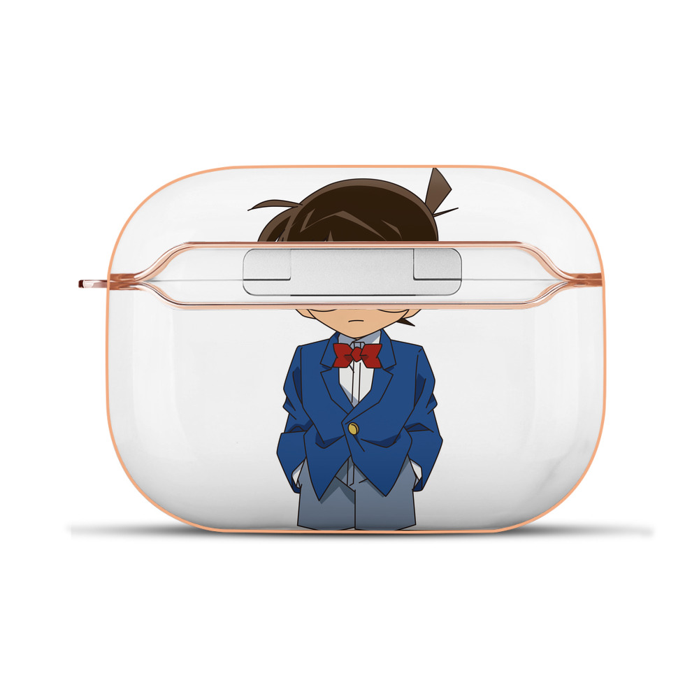 （画像用） 名探偵コナン 江戸川 コナン Detective Conan Conan Edogawa 【AirPods Pro用】ハードシェル保護ケース｜耐衝撃・防指紋・カラビナ付き商品仕様