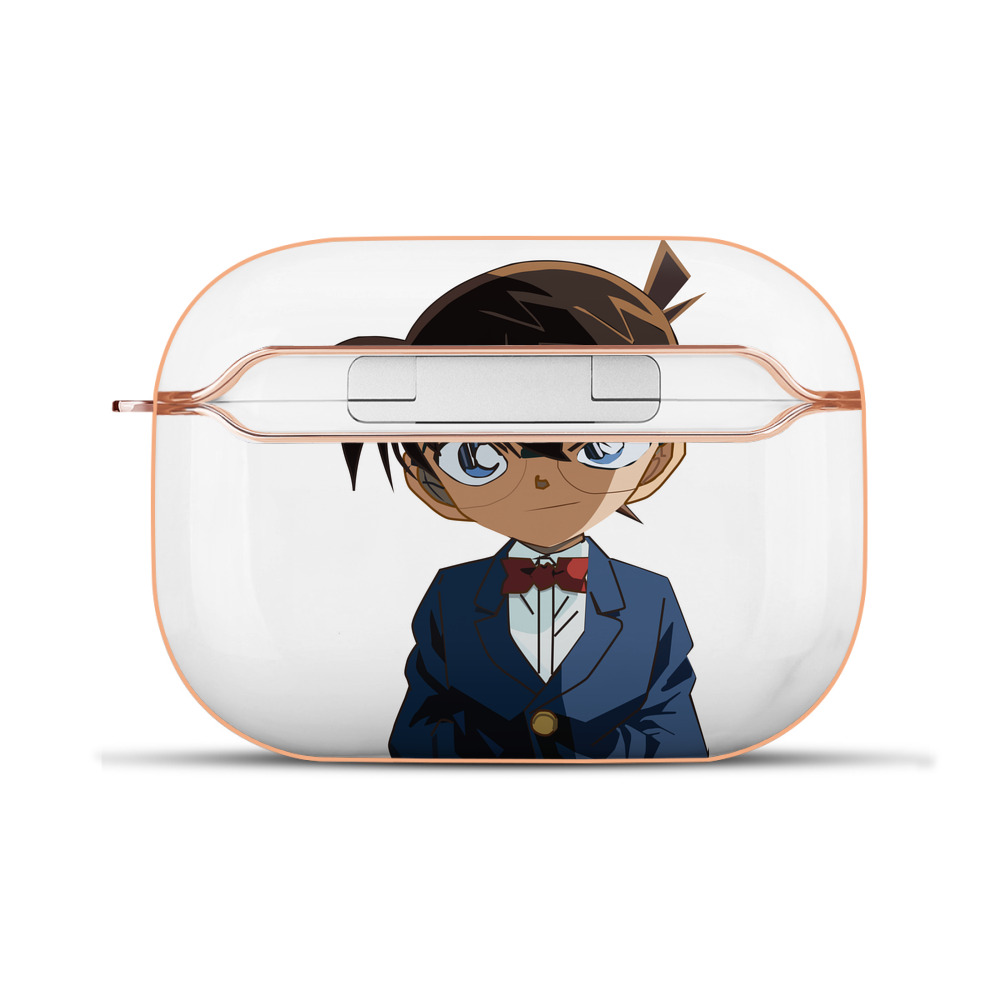 （画像用） 名探偵コナン 江戸川 コナン Detective Conan Conan Edogawa 【AirPods Pro用】ハードシェル保護ケース｜耐衝撃・防指紋・カラビナ付き商品仕様