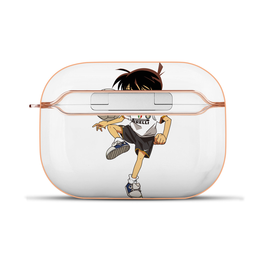 （画像用） 名探偵コナン 江戸川 コナン Detective Conan Conan Edogawa 【AirPods Pro用】ハードシェル保護ケース｜耐衝撃・防指紋・カラビナ付き商品仕様