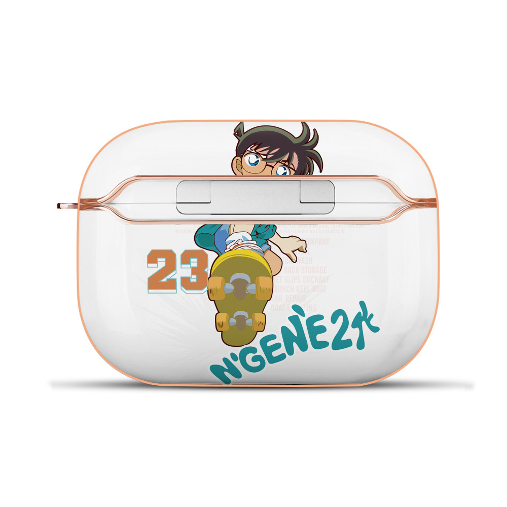 （画像用） 名探偵コナン 江戸川 コナン Detective Conan Conan Edogawa 【AirPods Pro用】ハードシェル保護ケース｜耐衝撃・防指紋・カラビナ付き商品仕様