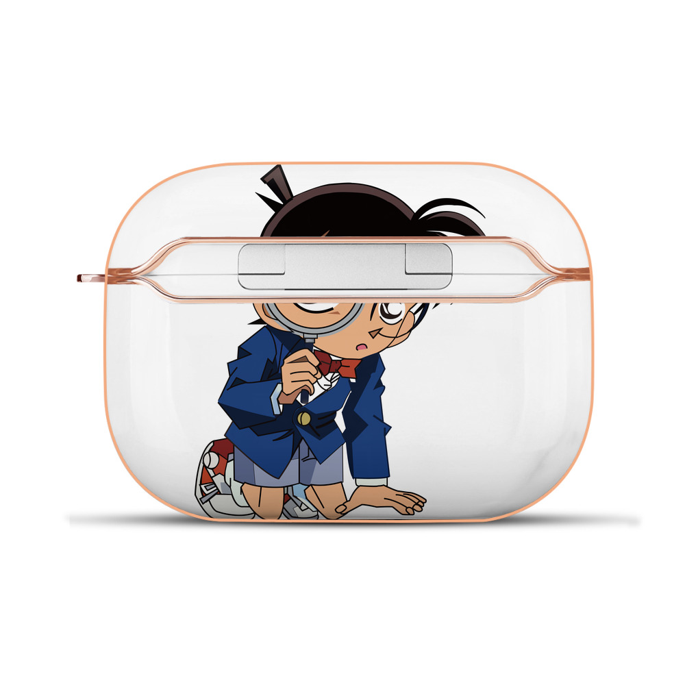 （画像用） 名探偵コナン 江戸川 コナン Detective Conan Conan Edogawa 【AirPods Pro用】ハードシェル保護ケース｜耐衝撃・防指紋・カラビナ付き商品仕様