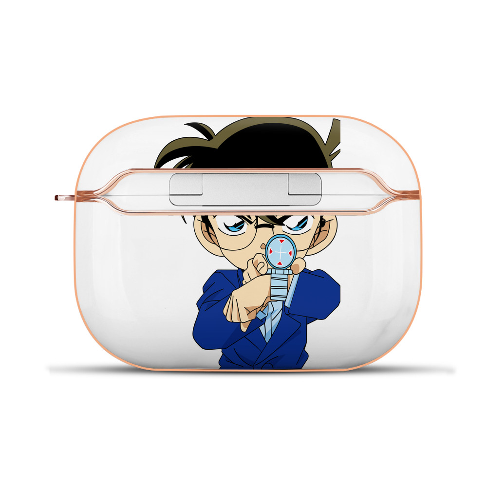 （画像用） 名探偵コナン 江戸川 コナン Detective Conan Conan Edogawa 【AirPods Pro用】ハードシェル保護ケース｜耐衝撃・防指紋・カラビナ付き商品仕様