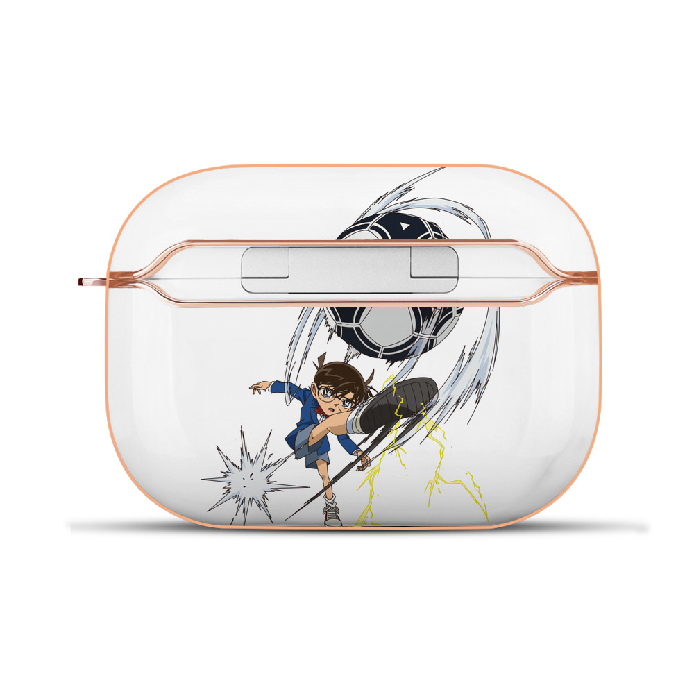 （画像用） 名探偵コナン 江戸川 コナン Detective Conan Conan Edogawa 【AirPods Pro用】ハードシェル保護ケース｜耐衝撃・防指紋・カラビナ付き商品仕様
