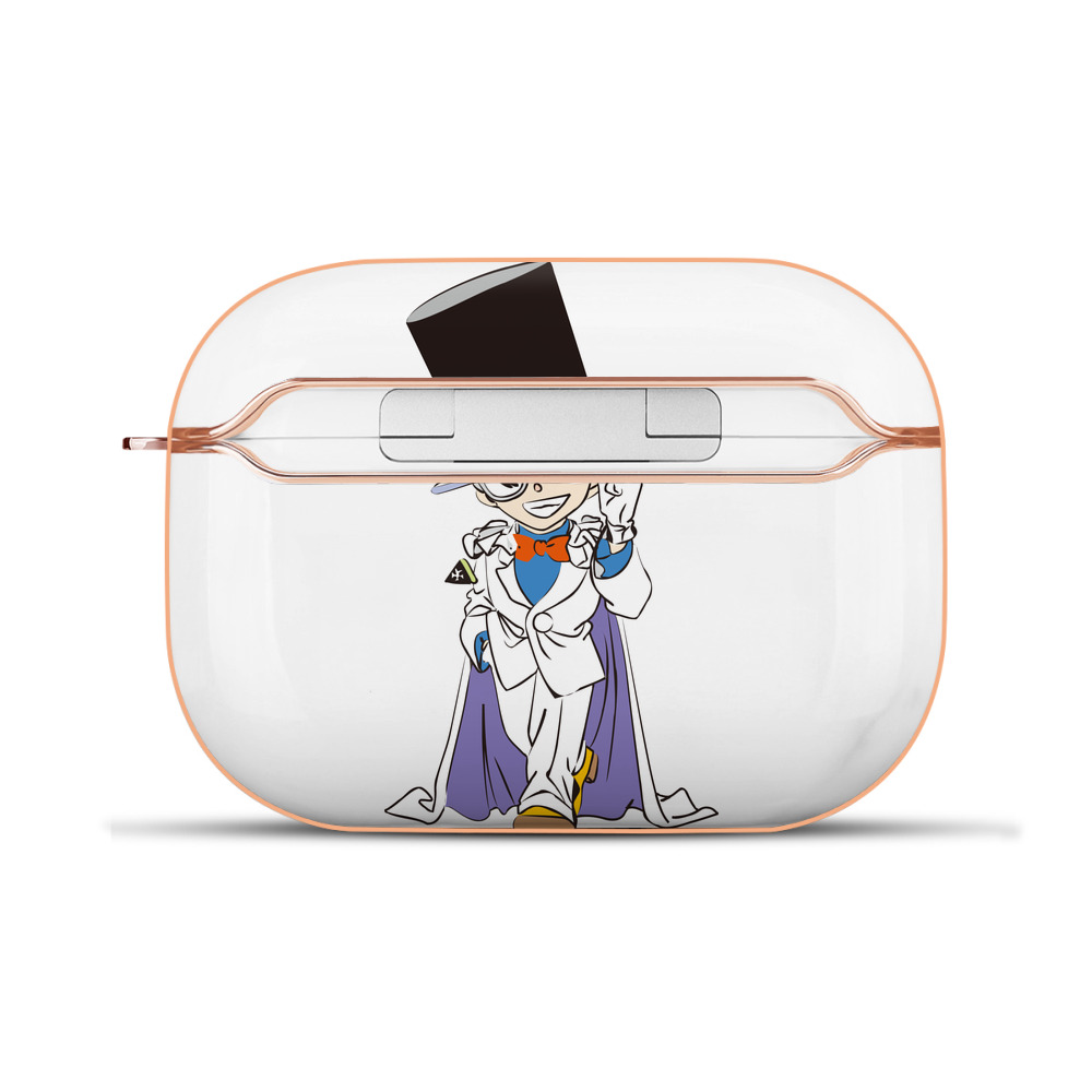 （画像用） 名探偵コナン 江戸川 コナン Detective Conan Conan Edogawa 【AirPods Pro用】ハードシェル保護ケース｜耐衝撃・防指紋・カラビナ付き商品仕様