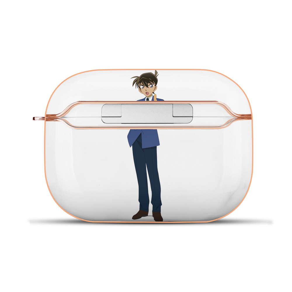 （画像用） 名探偵コナン 江戸川 コナン Detective Conan Conan Edogawa 【AirPods Pro用】ハードシェル保護ケース｜耐衝撃・防指紋・カラビナ付き商品仕様