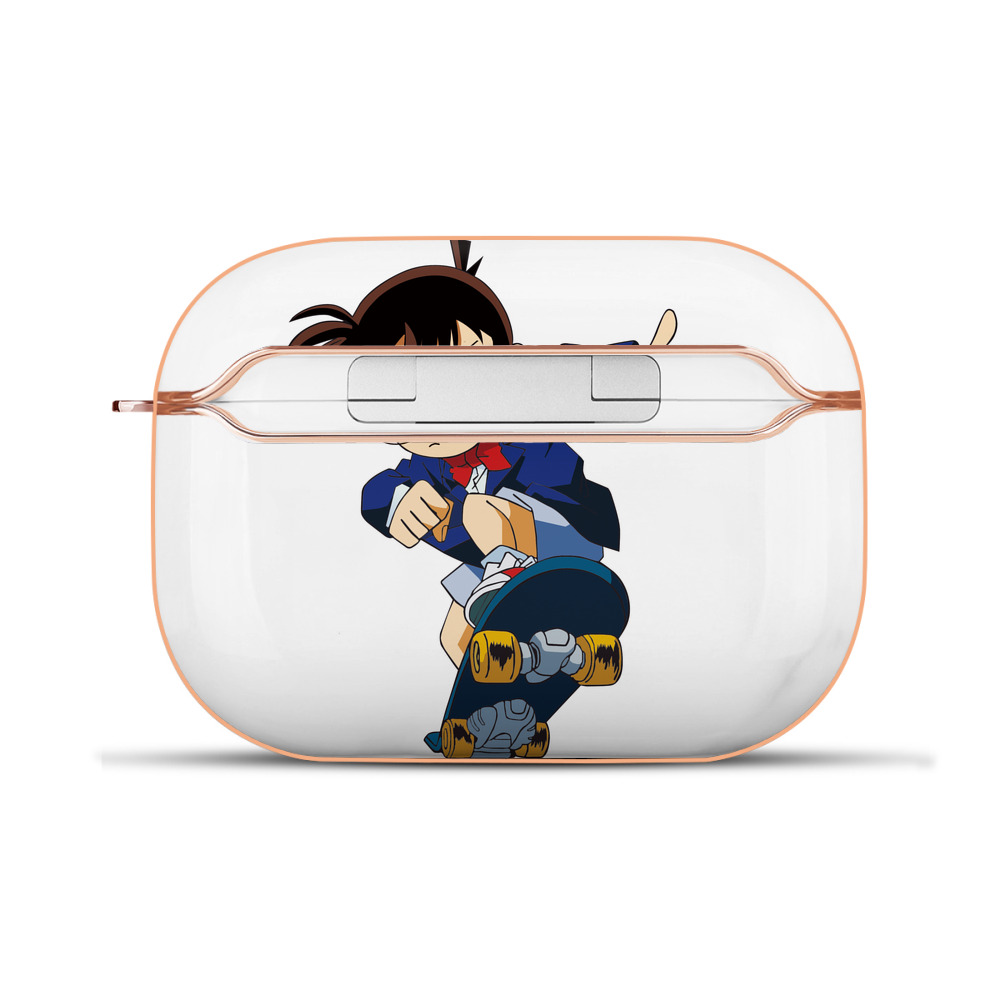 （画像用） 名探偵コナン 江戸川 コナン Detective Conan Conan Edogawa 【AirPods Pro用】ハードシェル保護ケース｜耐衝撃・防指紋・カラビナ付き商品仕様