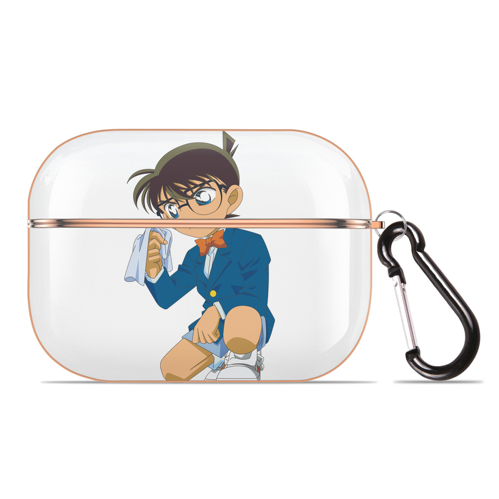 （画像用） 名探偵コナン 江戸川 コナン Detective Conan Conan Edogawa 【AirPods Pro用】ハードシェル保護ケース｜耐衝撃・防指紋・カラビナ付き商品仕様