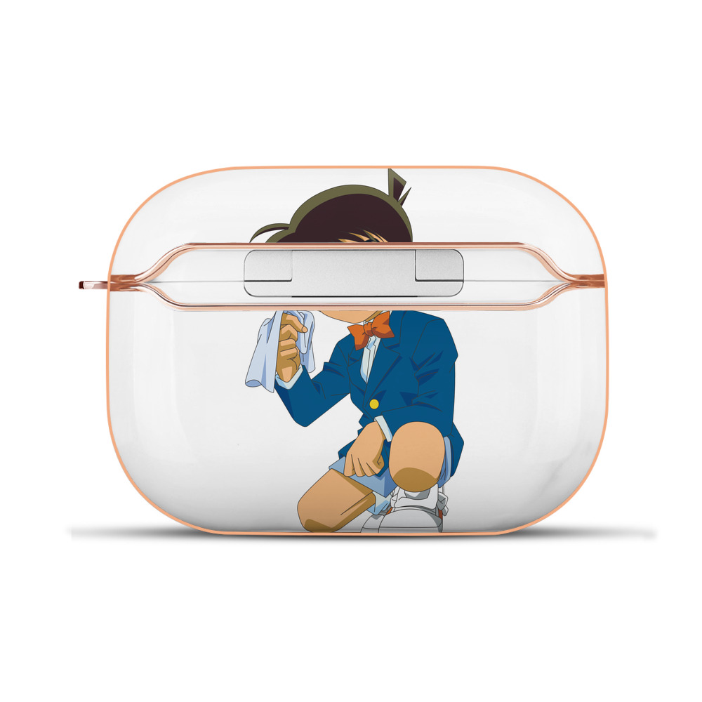 （画像用） 名探偵コナン 江戸川 コナン Detective Conan Conan Edogawa 【AirPods Pro用】ハードシェル保護ケース｜耐衝撃・防指紋・カラビナ付き商品仕様