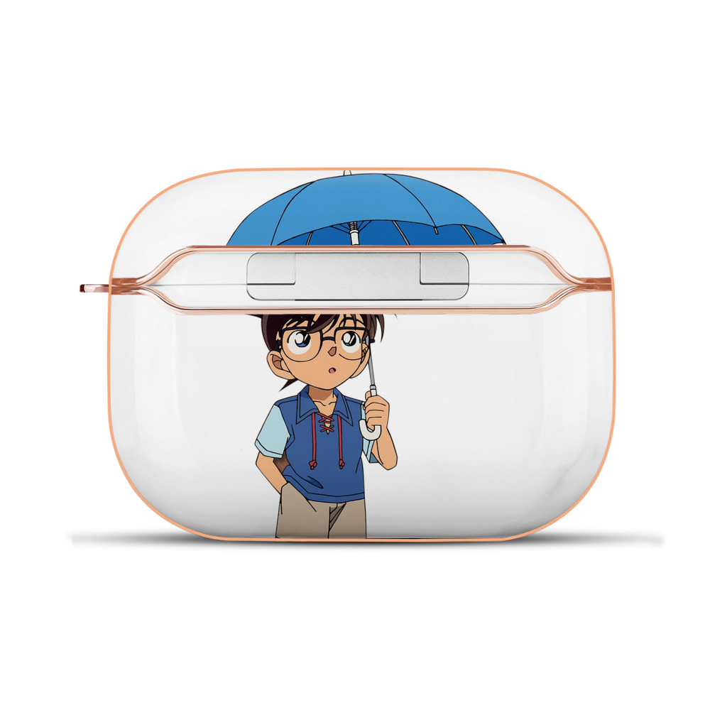 （画像用） 名探偵コナン 江戸川 コナン Detective Conan Conan Edogawa 【AirPods Pro用】ハードシェル保護ケース｜耐衝撃・防指紋・カラビナ付き商品仕様