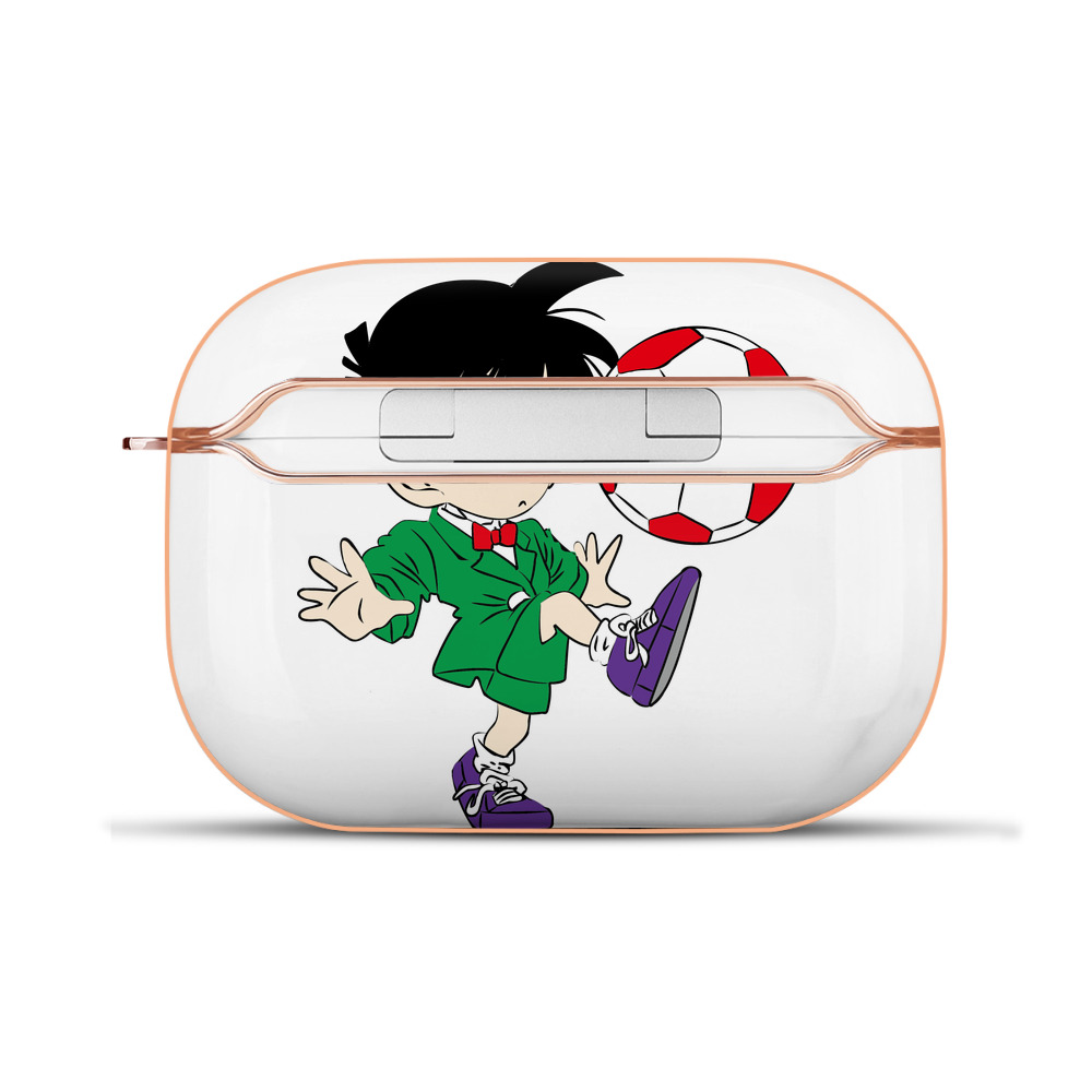 （画像用） 名探偵コナン 江戸川 コナン Detective Conan Conan Edogawa 【AirPods Pro用】ハードシェル保護ケース｜耐衝撃・防指紋・カラビナ付き商品仕様