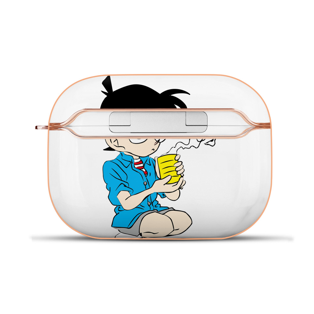 （画像用） 名探偵コナン 江戸川 コナン Detective Conan Conan Edogawa 【AirPods Pro用】ハードシェル保護ケース｜耐衝撃・防指紋・カラビナ付き商品仕様