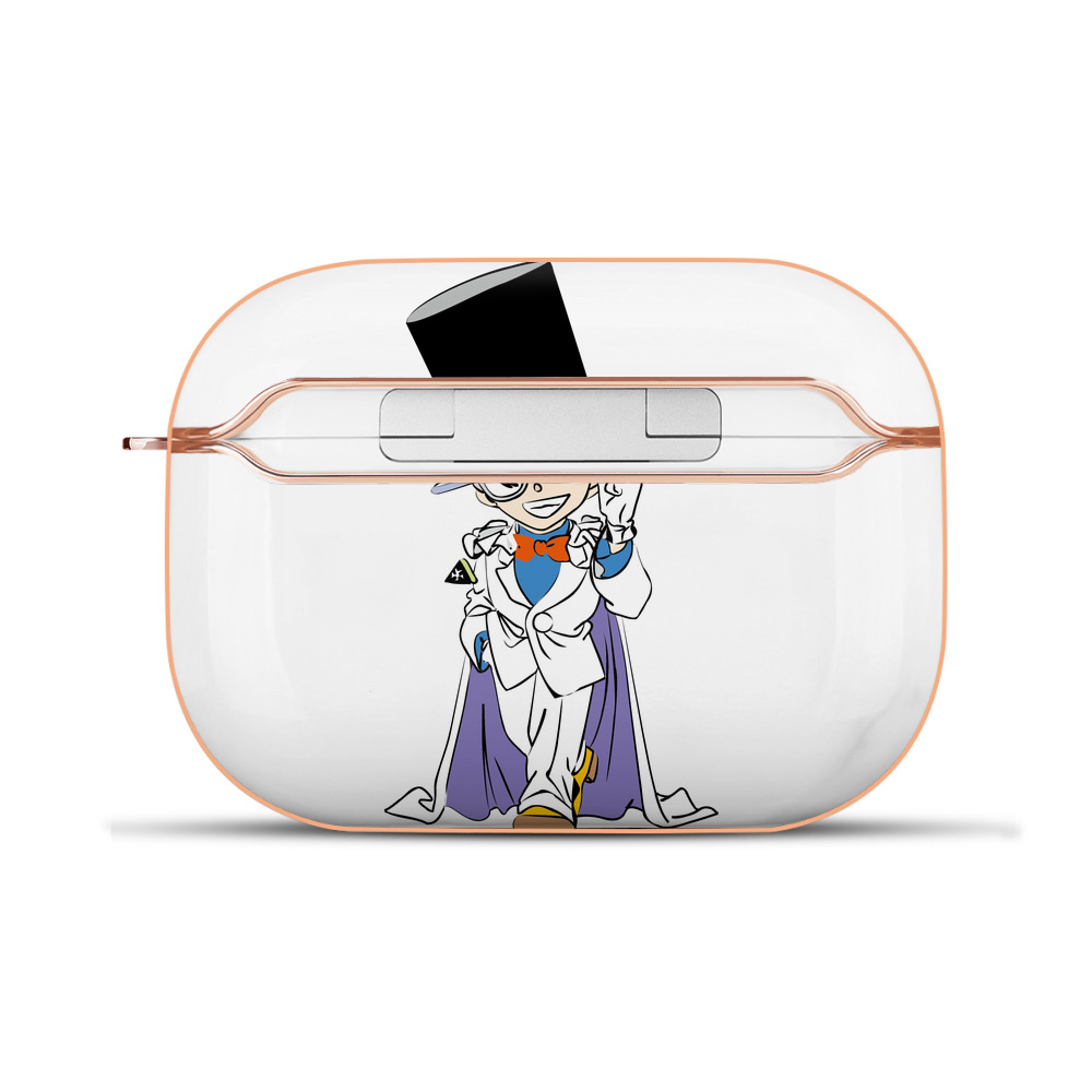 （画像用） 名探偵コナン 江戸川 コナン Detective Conan Conan Edogawa 【AirPods Pro用】ハードシェル保護ケース｜耐衝撃・防指紋・カラビナ付き商品仕様